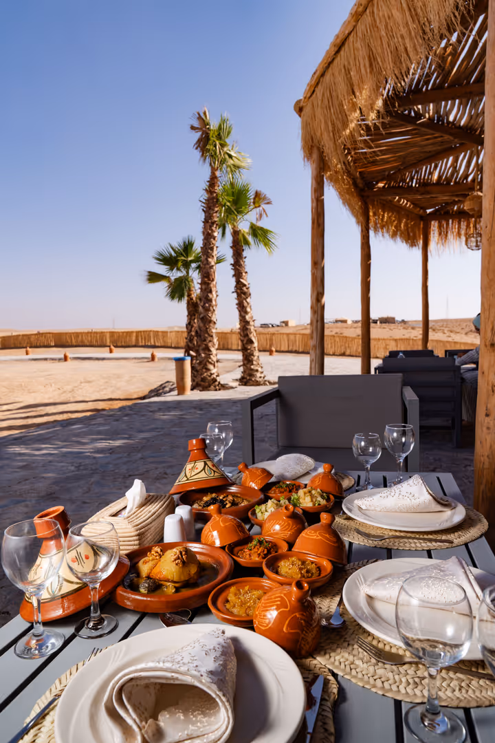 Menu Les Portes d'Agafay